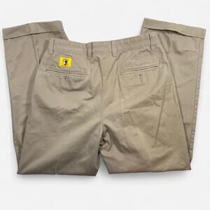 Duck Head Classic Pleated Men’s Pants Khaki 32x30 Vintage 90s